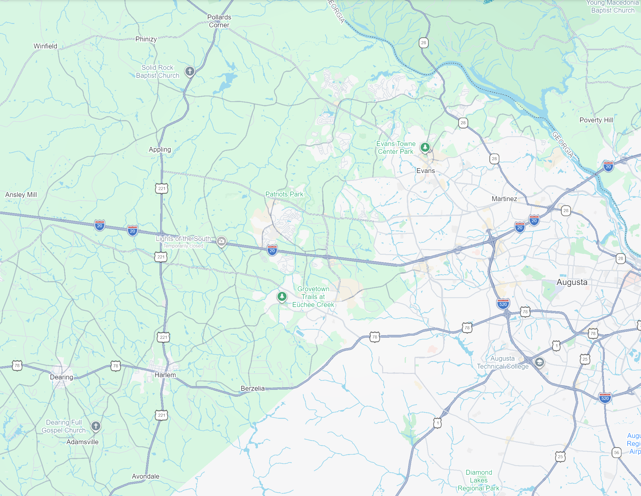 Unload Laundry Service Area Map